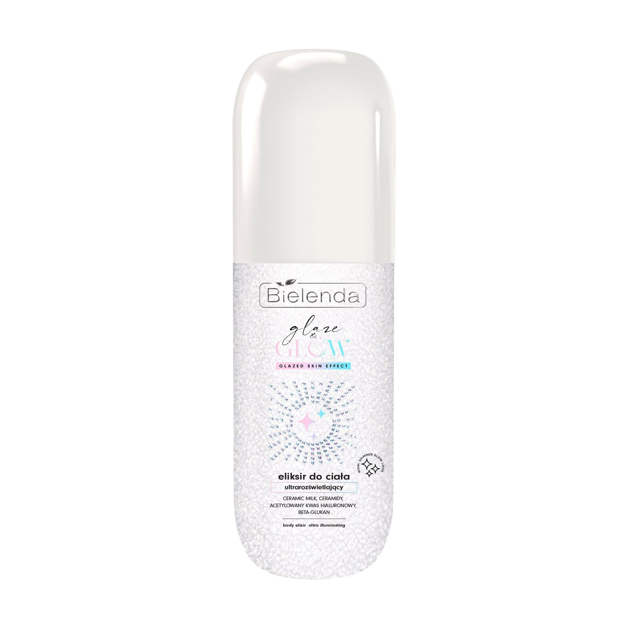 Ультраосвітлювальний еліксир для тіла Bielenda Glaze &amp; Glow Ultra Illuminating Body Elixir, 100 мл